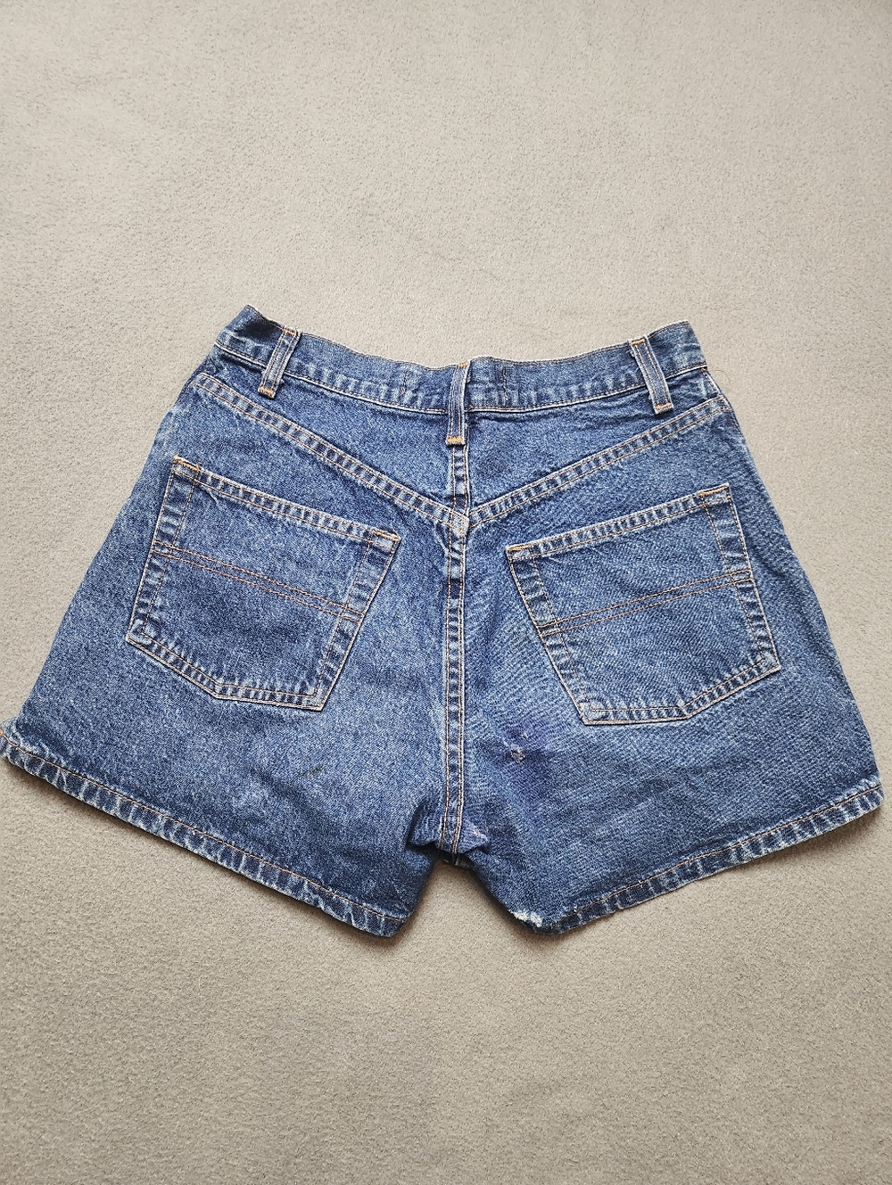 Vintage Club Monaco Dark Blue Denim Jean Shorts - Picture 2 of 10